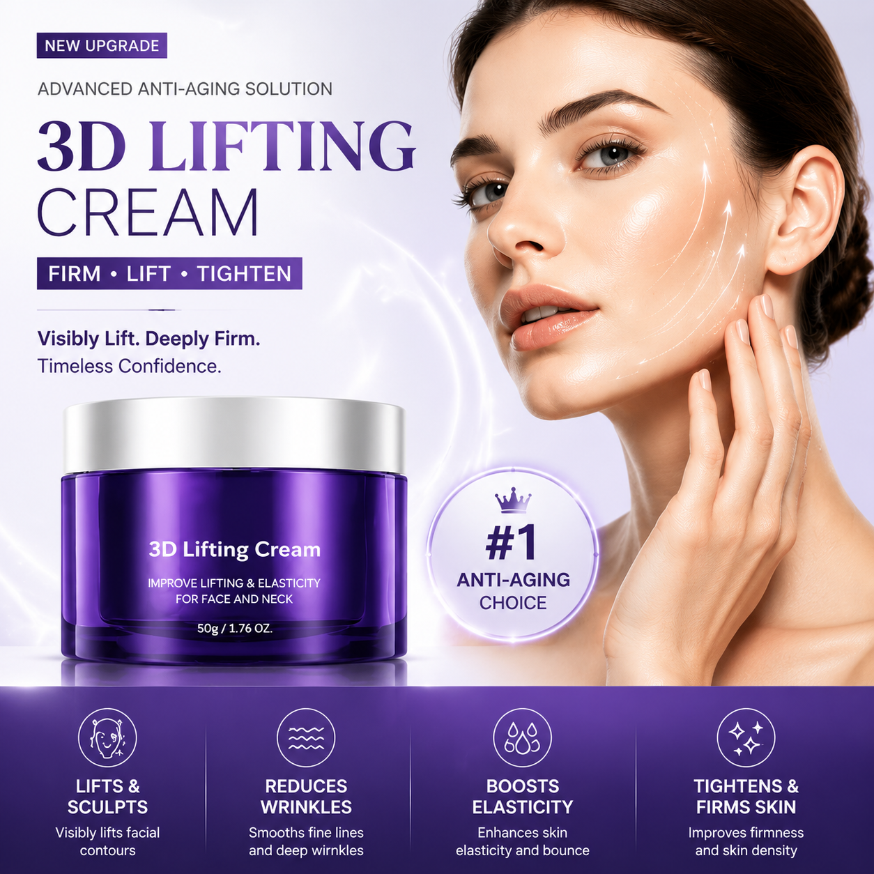🥳HEISSER SALE 2026🥳💞50.000+ VERKAUFT!👵❤️  3D-Lifting- und Straffungscreme für Gesicht und Hals