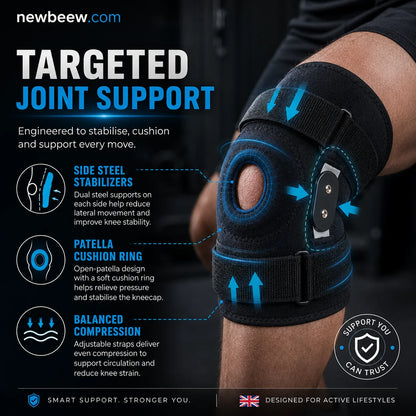 🦵  Atmungsaktive, verstellbare Kniebandage – Leichte Gelenkunterstützung für Sport oder Alltag, optimaler Komfort 🏃‍♂️📦