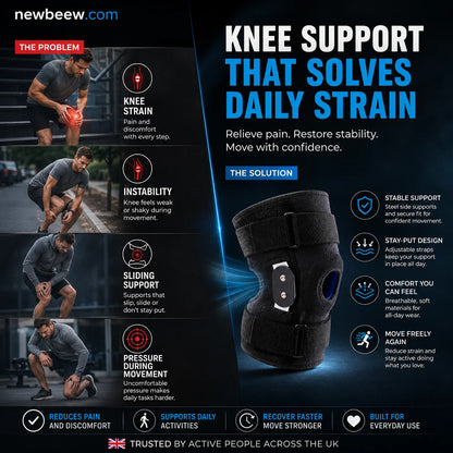 🦵  Atmungsaktive, verstellbare Kniebandage – Leichte Gelenkunterstützung für Sport oder Alltag, optimaler Komfort 🏃‍♂️📦