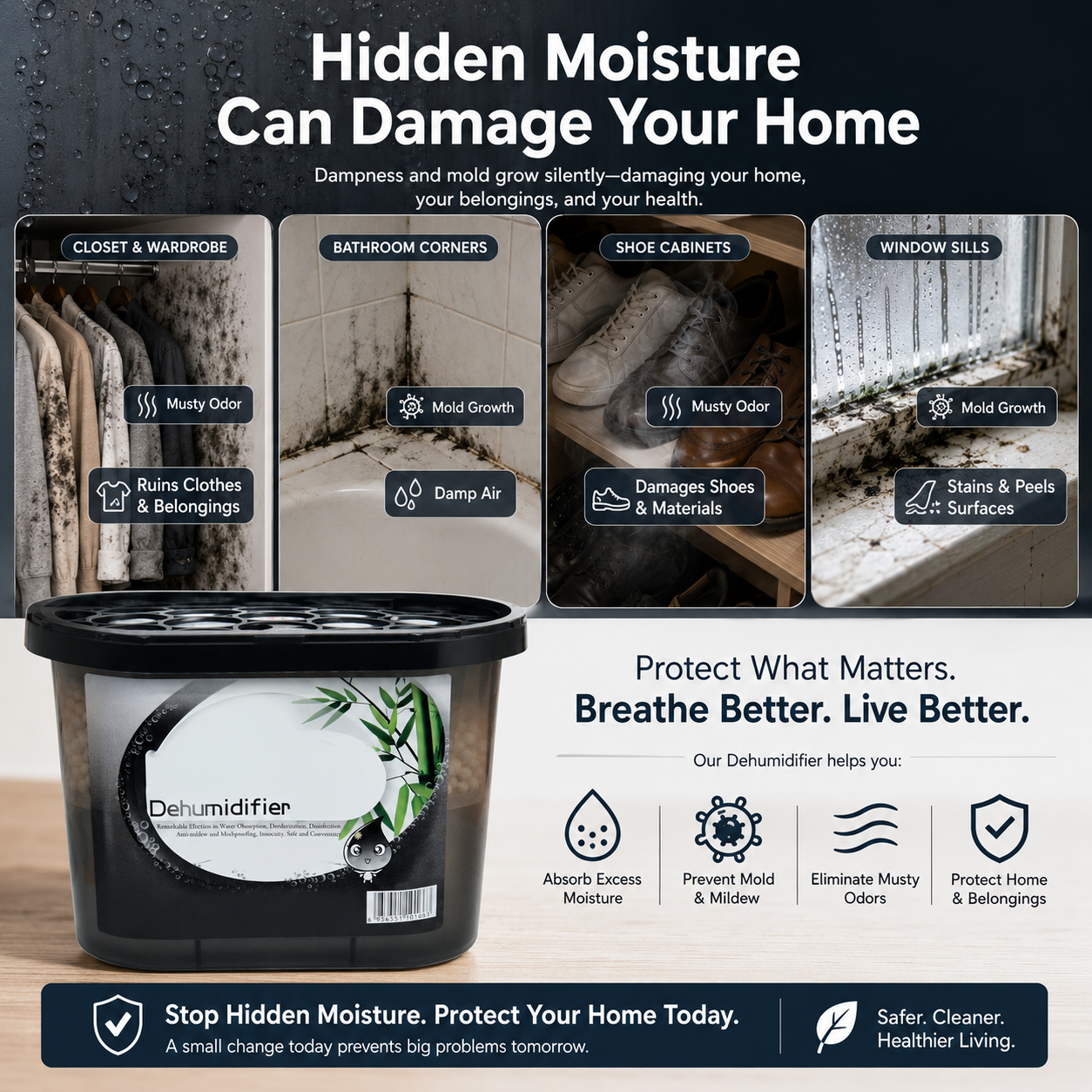 🧹 Multifunktionale Staubbox, entwickelt von amerikanischen Biomedizinexperten✨