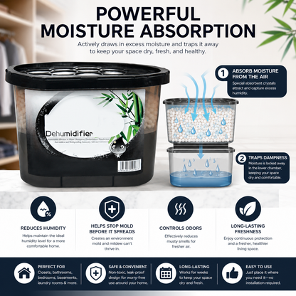 🧹 Multifunktionale Staubbox, entwickelt von amerikanischen Biomedizinexperten✨