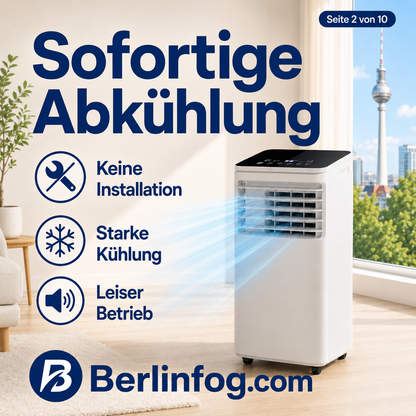 🌬️Tragbare, leise 3-in-1-Klimaanlage mit Ventilator✅Direktverkauf ab Werk⌛Begrenzte Stückzahl💥Bester Preis