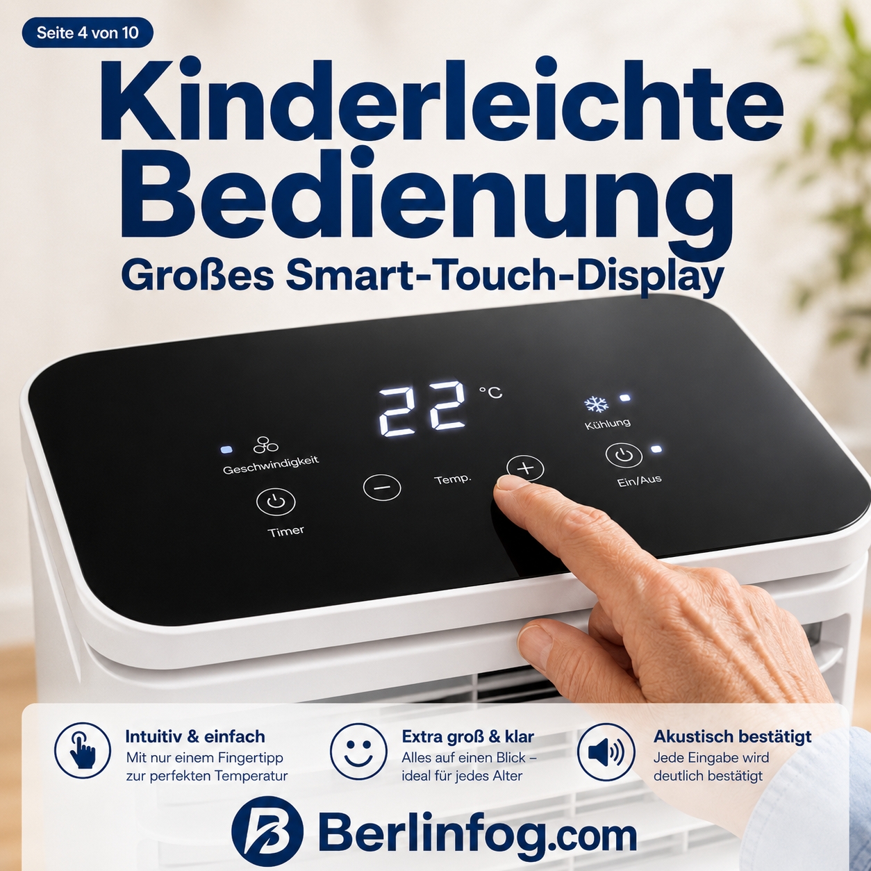 🌬️Tragbare, leise 3-in-1-Klimaanlage mit Ventilator✅Direktverkauf ab Werk⌛Begrenzte Stückzahl💥Bester Preis
