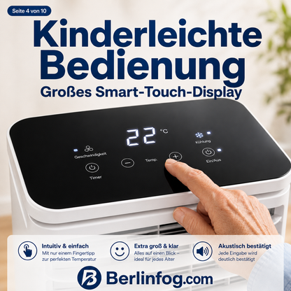 🌬️Tragbare, leise 3-in-1-Klimaanlage mit Ventilator✅Direktverkauf ab Werk⌛Begrenzte Stückzahl💥Bester Preis