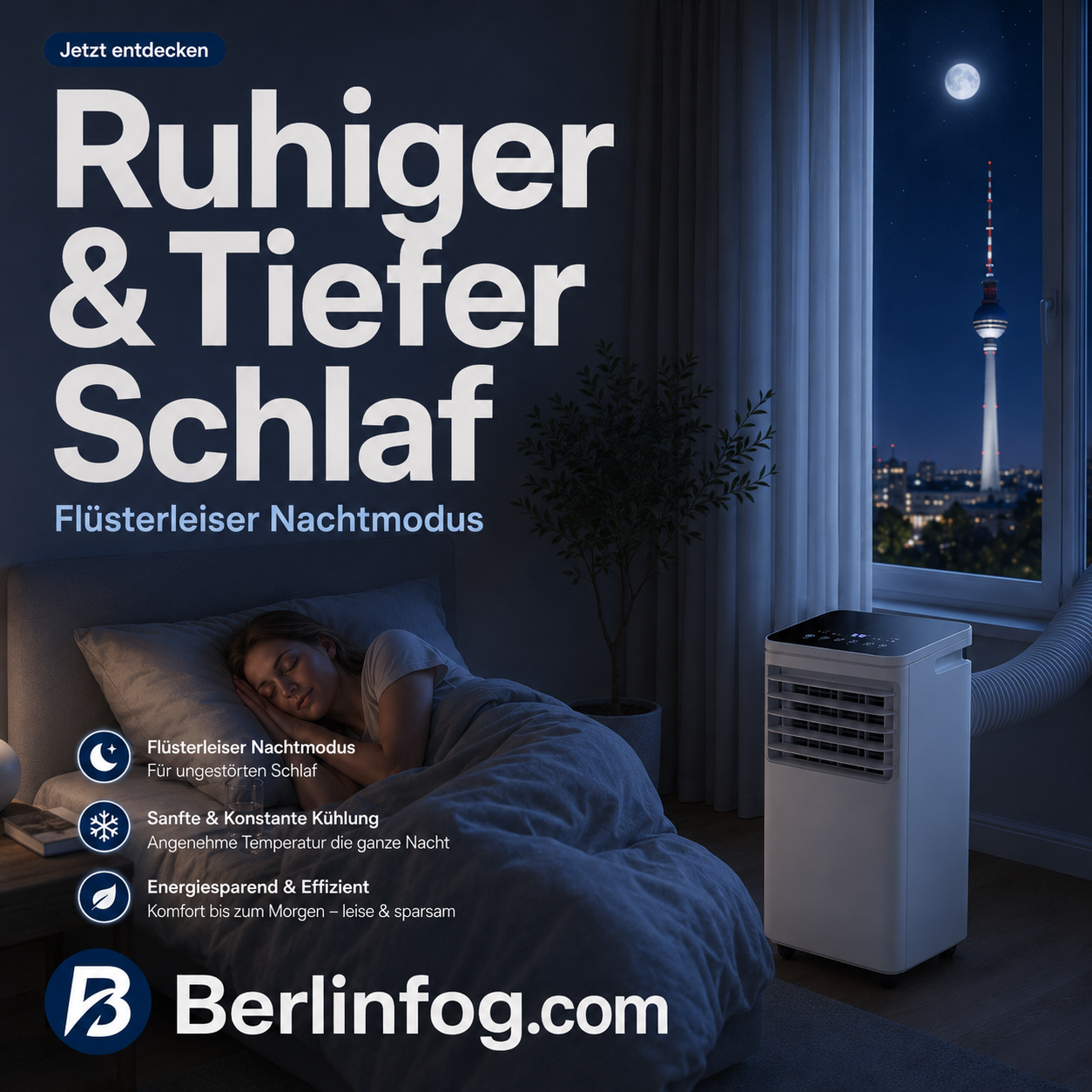 🌬️Tragbare, leise 3-in-1-Klimaanlage mit Ventilator✅Direktverkauf ab Werk⌛Begrenzte Stückzahl💥Bester Preis