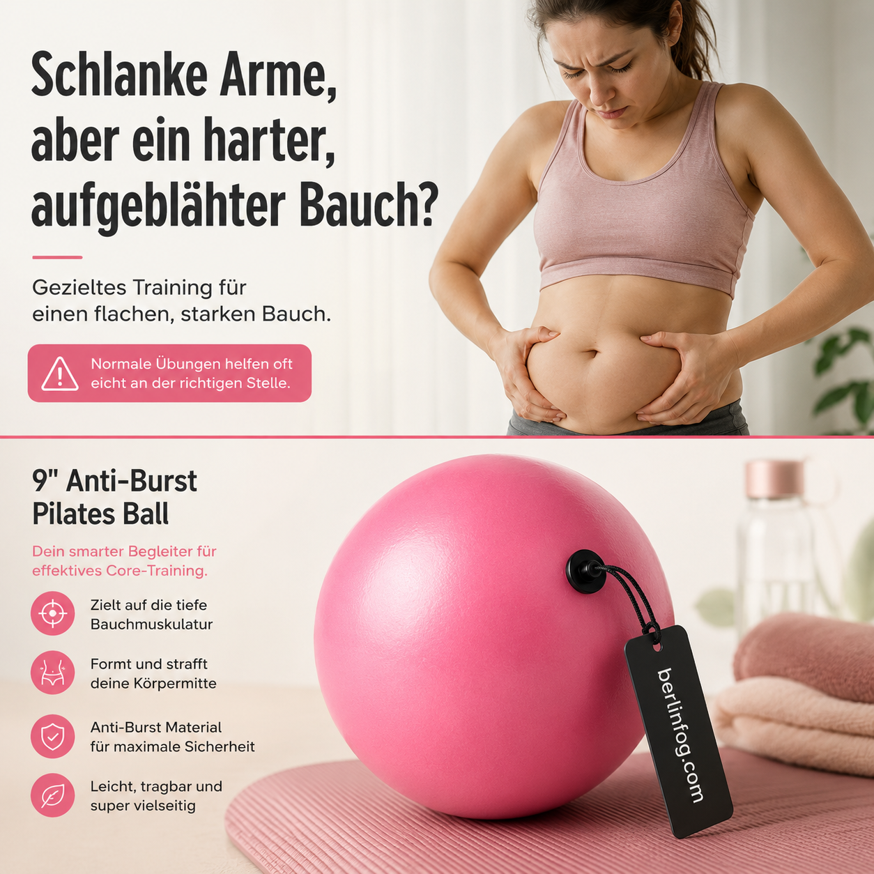 🔥Solange der Vorrat reicht 40 % Rabatt!🎉Explosionsgeschützter Yoga-Ball mit Wabenstruktur