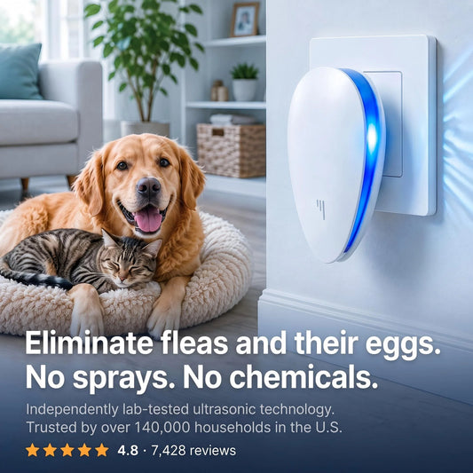 Multifunktionaler, geräuschloser Ultraschall-Schädlings- und Insektenabwehrgerät
