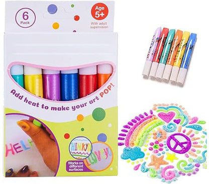 🥳HEISSER SALE 2026🥳💞50.000+ VERKAUFT!🎄🎁Magische Popcorn-Stifte mit Blaseneffekt, wärmeaktivierte Popcorn-Stifte, DIY-3D-Kunstmarker für Kinderbastelprojekte