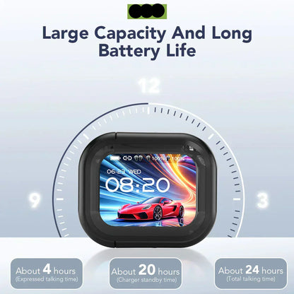 🔥Letzter Tag: 50 % Rabatt! ⏰Kopfhörer mit KI-Übersetzung, Bluetooth 6.0, LCD-Bildschirm, hochauflösender Klangqualität, stylischen Ohrhörern und Geräuschunterdrückung