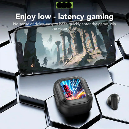 🔥Letzter Tag: 50 % Rabatt! ⏰Kopfhörer mit KI-Übersetzung, Bluetooth 6.0, LCD-Bildschirm, hochauflösender Klangqualität, stylischen Ohrhörern und Geräuschunterdrückung