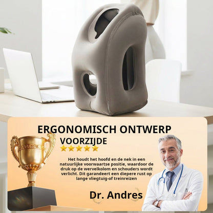 🧳  💤 Aufblasbares Reisekissen – ergonomischer Komfort für unterwegs ✨