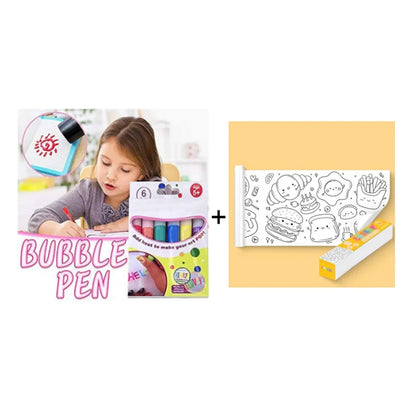 🥳HEISSER SALE 2026🥳💞50.000+ VERKAUFT!🎄🎁Magische Popcorn-Stifte mit Blaseneffekt, wärmeaktivierte Popcorn-Stifte, DIY-3D-Kunstmarker für Kinderbastelprojekte