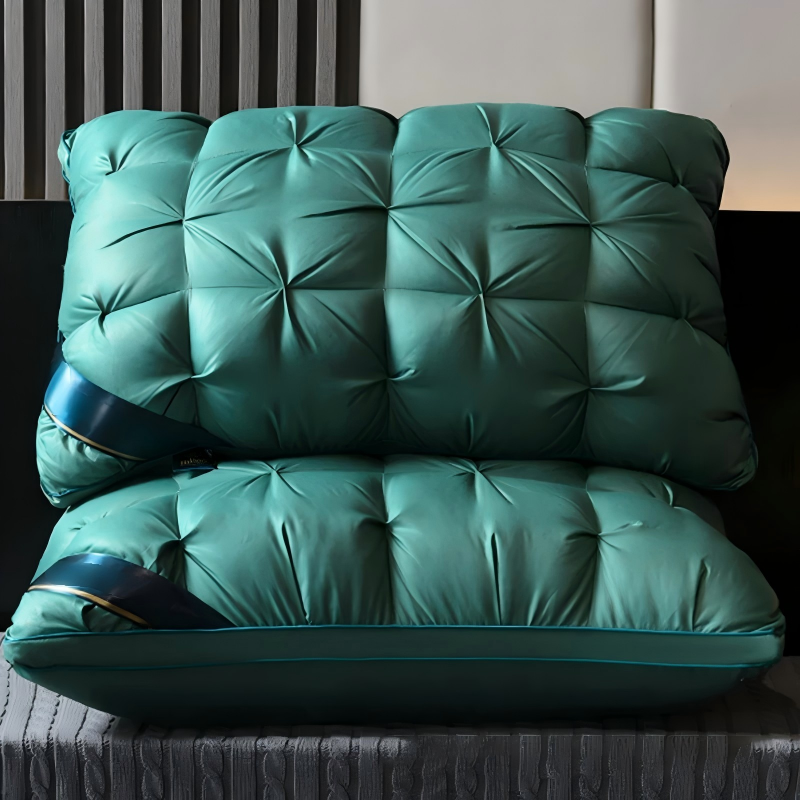🛏️💤 Hotel-Qualität Nackenstützkissen – Einzel, Waschbar, Daunenimitat, Formstabil für Zuhause