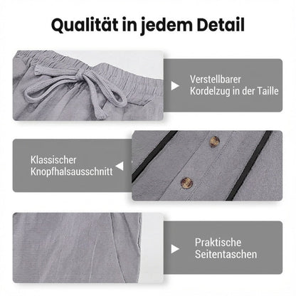 📢📢50 % Rabatt!! ⏰Herren Kapuze Casual Loose Top & Hose 2-teiliges Set