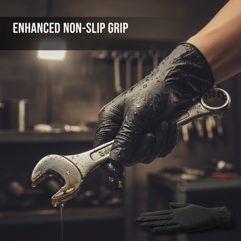 🔥NEUJAHRS-VERKAUF 🎁Nitrile Pro Handschuhe – Hochfest, Rutsch- & Fleckenbeständig, Kratzfest