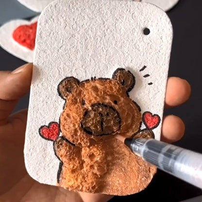 🎄✨3D-Kunstpapier | Zeichnen – Wasser hinzufügen – Aufblasen – Kreativer Spaß für Groß und Klein🎁