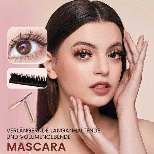 Neue verlängernde und schwunggebende Mascara