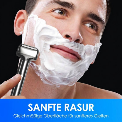🪒 LIMITIERTER 50% RABATT! Wiederaufladbarer Folien-Elektrorasierer für Herren – 60 Minuten Akkulaufzeit, IPX6 wasserfest, flüsterleiser Betrieb für empfindliche Haut