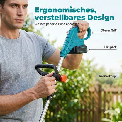🌿⚡ Akku-Motorhacke | Leistungsstarke Bodenlockerung · Verstellbarer Teleskopstiel · Lange Akkulaufzeit · Robuste Messer · Einfaches Gärtnern