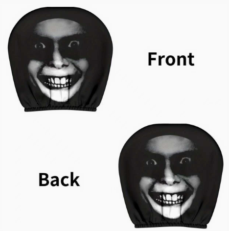 🎃💀Halloween-Vorverkaufs-Sonderedition: Lustige und originelle Auto-Kopfstützenbezüge, die Ihre Freunde erschrecken werden!