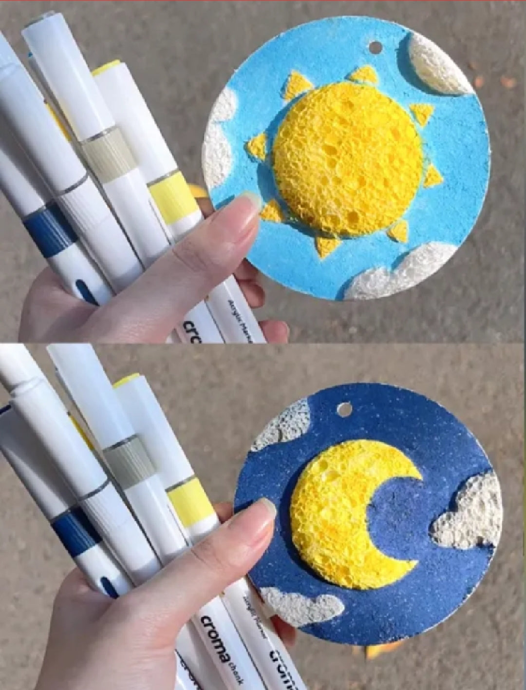 🎄✨3D-Kunstpapier | Zeichnen – Wasser hinzufügen – Aufblasen – Kreativer Spaß für Groß und Klein🎁