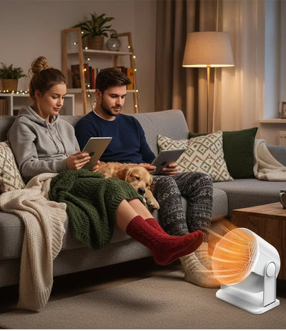 ✨Führende Energiespartechnologie: verbraucht in sieben Tagen nur 1 Kilowattstunde Strom, was weniger als 1 € Stromkosten verursacht, und kann dennoch einen 120 Quadratmeter großen Raum innerhalb von drei Sekunden beheizen.