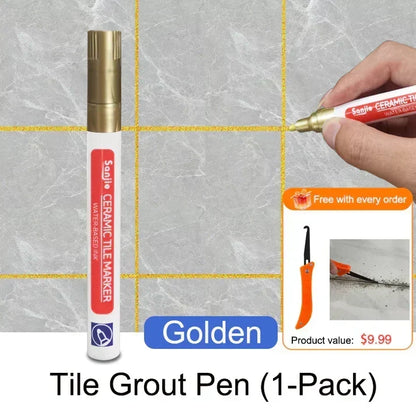 🖌️ Anti-Schimmel- und wasserfester Fugenstift für Keramikfliesen!🧱