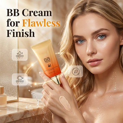 🎉Feuchtigkeitsspendende BB-Creme mit Vogelnest-Peptiden – Makellose Deckkraft ohne Maskeneffekt!