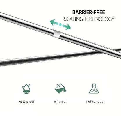 ✨⚡️ ZEITLICH BEGRENZT – 50% SPAREN! Bohrfreie verstellbare Stange – Ideal zum Aufhängen von Kleidung und Duschvorhängen im Badezimmer oder auf dem Balkon 🚿