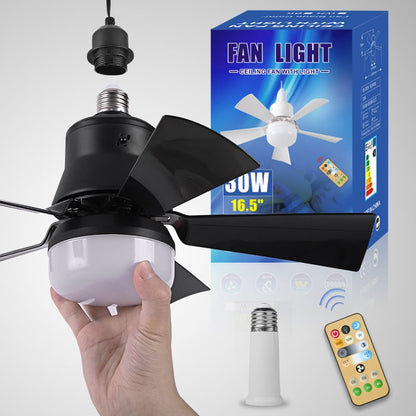 🔥Kostenloser Versand & 50 % Rabatt🔥🍃 Intelligenter Deckenventilator mit Licht, RGB-Beleuchtung und Bluetooth-Lautsprecher♨️❄️