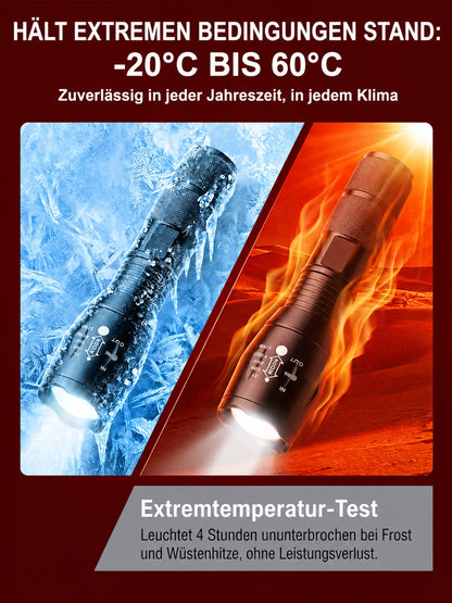 🔥 Superhelle Zoom-Weißlaser-Taschenlampe 'Tongtianpao'