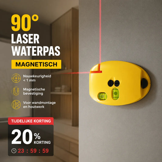 🥳HEISSER SALE 2026🥳💞50.000+ VERKAUFT!👵❤️  90-Grad-Infrarot-Laser-Wasserwaage im rechten Winkel