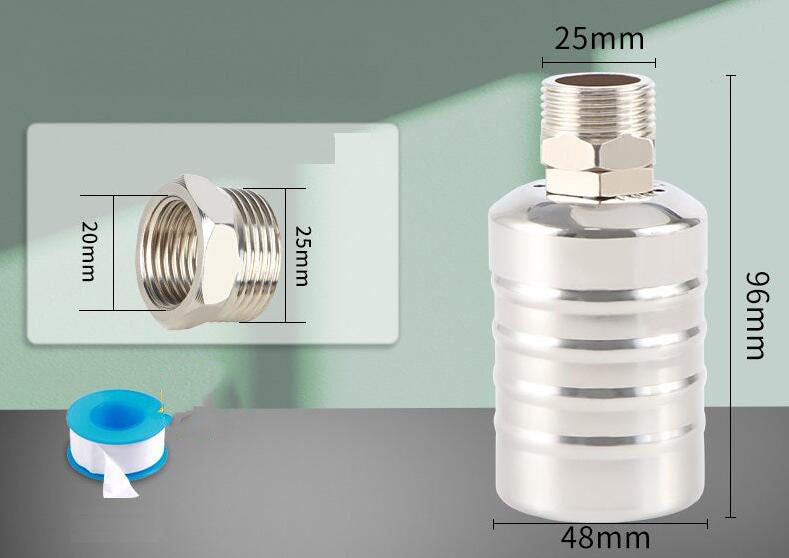 🚰💧50% RABATT⏰Vollautomatisches Schwimmerventil aus 304-Edelstahl, korrosionsbeständig, präzise Steuerung, geeignet für Wassertanks und Behälter✨