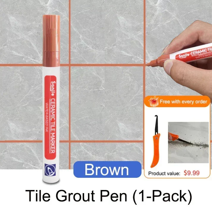 🖌️ Anti-Schimmel- und wasserfester Fugenstift für Keramikfliesen!🧱
