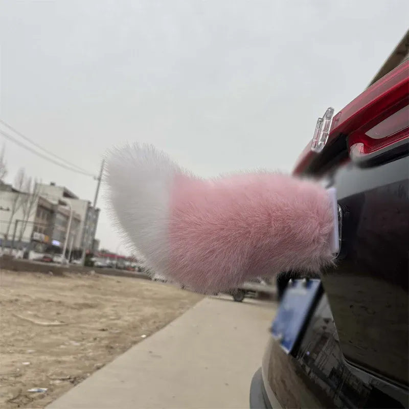 ⏳Nur für kurze Zeit 🚗🐾 Ferngesteuerter elektrischer Plüsch-Autoschwanz – Machen Sie Ihr Auto zum Hingucker