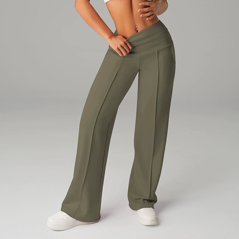 ⌛ Nur noch 3 Tage – 50% auf alles! ⏰ 50.000+ VERKAUFT!💕 Damen-Unifarbene Weite Straight-Leg-Hose