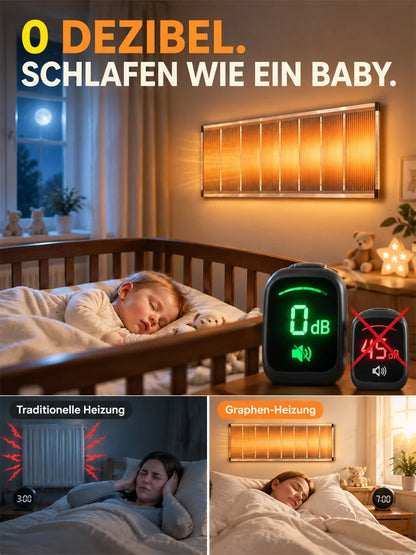 【5 Sekunden Schnellheizung】Deutsche High-Tech Graphen-Wandheizung