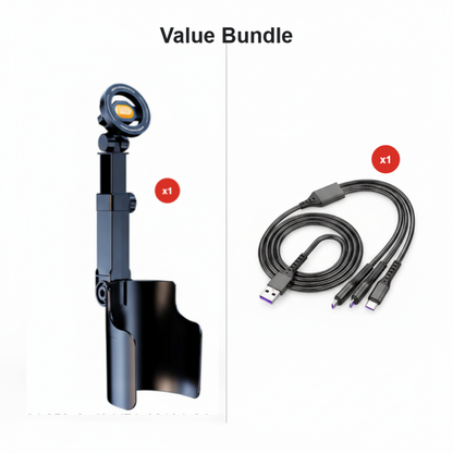 ⭐Neu eingetroffen 2026💥HEISSER VERKAUF🥳🧲Handyhalterung für Getränkehalter im Auto – 360° verstellbar, starker N52-Magnet, Einhandbedienung, passend für alle Handys, stabile Magnet- und Klemmhalterungen für sicheres Fahren