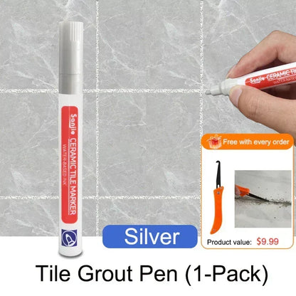 🖌️ Anti-Schimmel- und wasserfester Fugenstift für Keramikfliesen!🧱