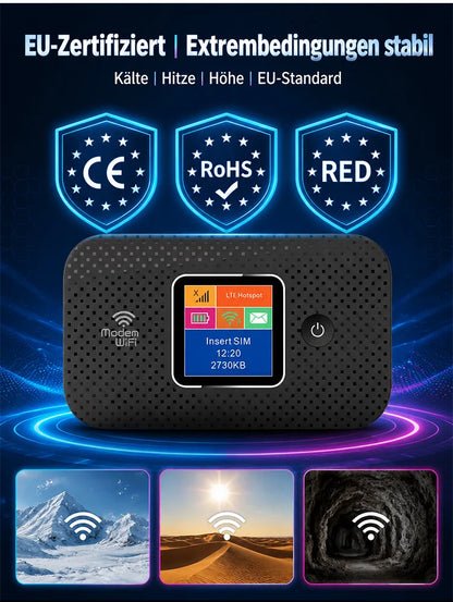 🥳HEISSER SALE 2026🥳💞50.000+ VERKAUFT!👵❤️  Mobiler Hotspot mit vollständiger WLAN-Abdeckung