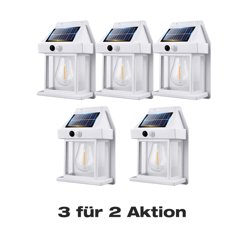 🐺✨ Bewegungs-Sensor Solar-Wandleuchte in Wolfram-Design – automatisch, wetterfest & energieautark. Perfekte Sicherheitsbeleuchtung für Garten und Eingang. 🌞🔋