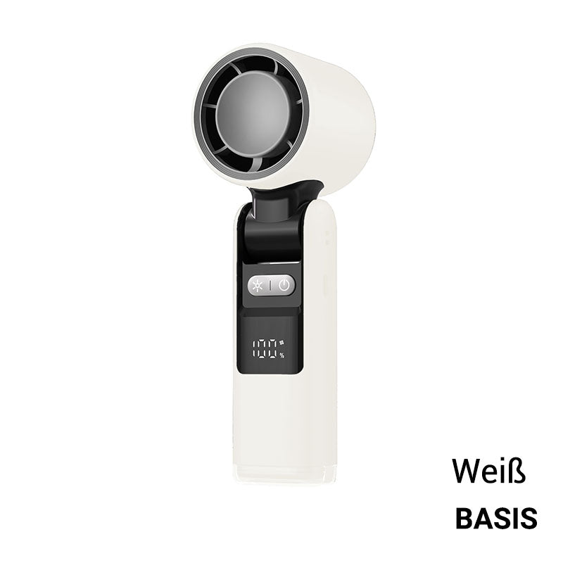 🧊 SOMMERAKTION -50%! 💦 2026 Mini-Röhrenventilator – Leistungsstarke Eiskühlung, 4000-mAh-Akku, 183 mm kompakt · Grau, Rosa & Weiß ❄️🔥