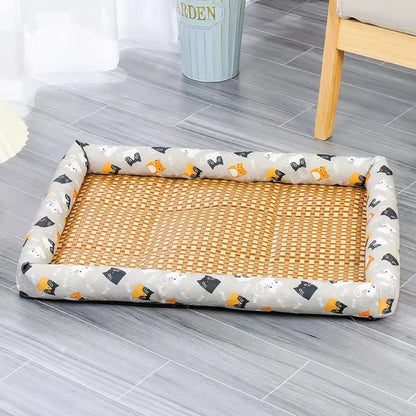 🥳HEISSER SALE 2026🥳💞50.000+ VERKAUFT!❤️   Eis-Rattan-Kühlbett für Katzen/Hunde
