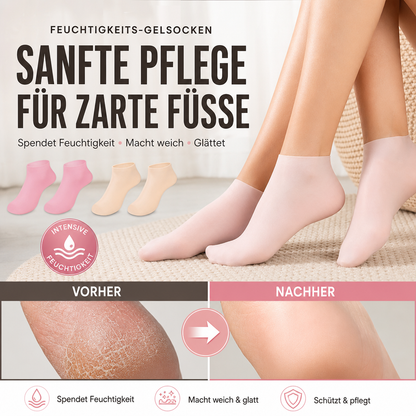 ⏳ 50% RABATT!! 🔥 Feuchtigkeitsspendende Fußmaske, Peeling-Silikonsocken, Strand-Schutzsocken