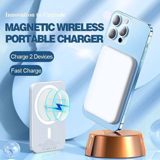 🔋✨ LETZTER TAG: 50% RABATT! Kaufe 2 und erhalte zusätzlich 5% Rabatt & kostenlosen Versand – Tragbare kabellose magnetische Powerbank 🔥