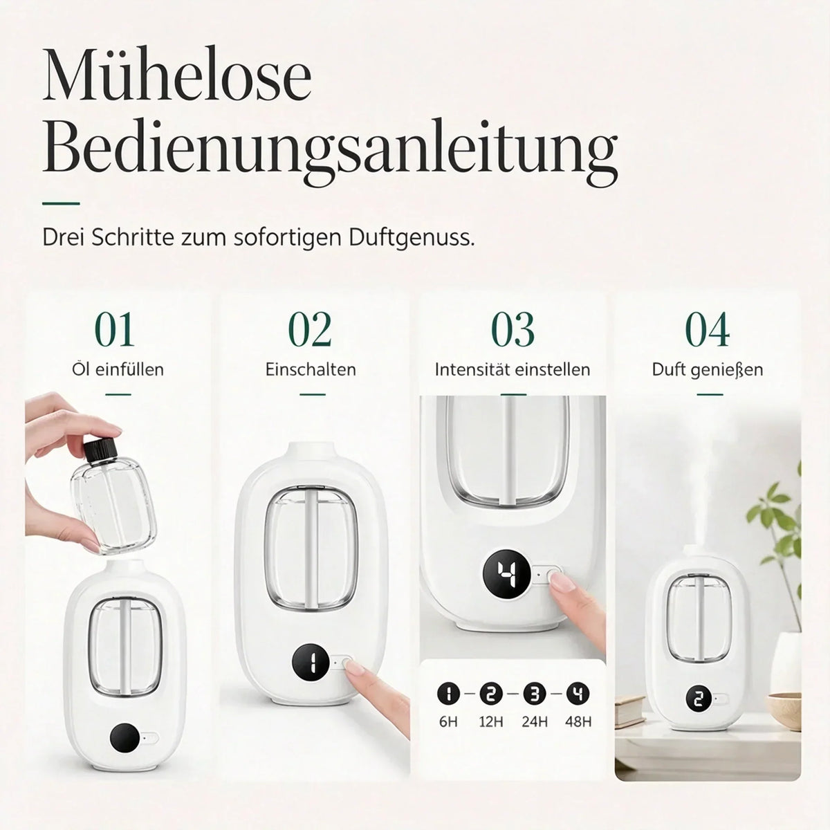 💥🎁Neu und grad 50% günstiger!🎉💖Nervt dich trockene Luft und müffeliger Geruch? Dieser automatische Aroma-Diffuser macht sofort frische Luft – echt ein super Geschenk für Familie & Freunde!