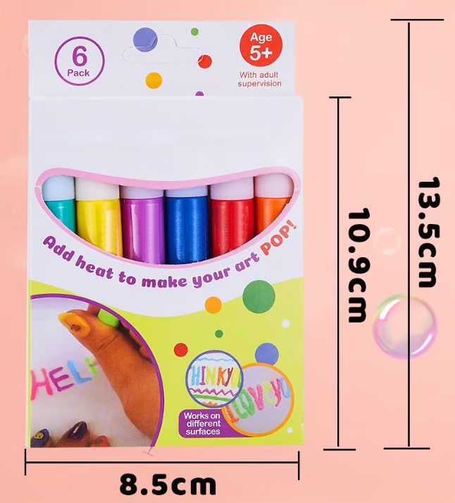 🥳HEISSER SALE 2026🥳💞50.000+ VERKAUFT!🎄🎁Magische Popcorn-Stifte mit Blaseneffekt, wärmeaktivierte Popcorn-Stifte, DIY-3D-Kunstmarker für Kinderbastelprojekte
