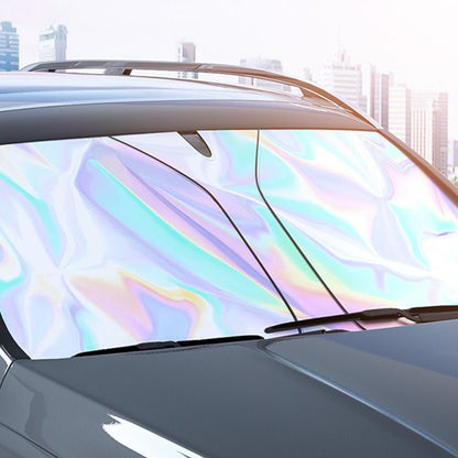 Universeller faltbarer Sonnenschutz für Windschutzscheiben des Autos