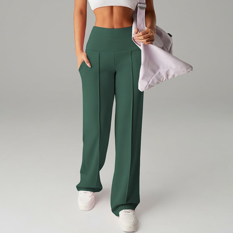 ⌛ Nur noch 3 Tage – 50% auf alles! ⏰ 50.000+ VERKAUFT!💕 Damen-Unifarbene Weite Straight-Leg-Hose