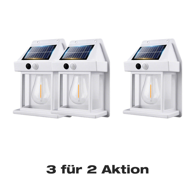 🐺✨ Bewegungs-Sensor Solar-Wandleuchte in Wolfram-Design – automatisch, wetterfest & energieautark. Perfekte Sicherheitsbeleuchtung für Garten und Eingang. 🌞🔋
